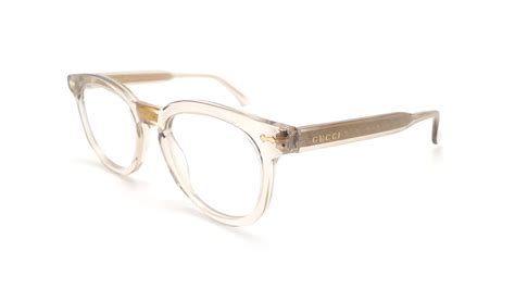 clear gucci glasses men's|transparent Gucci glasses.